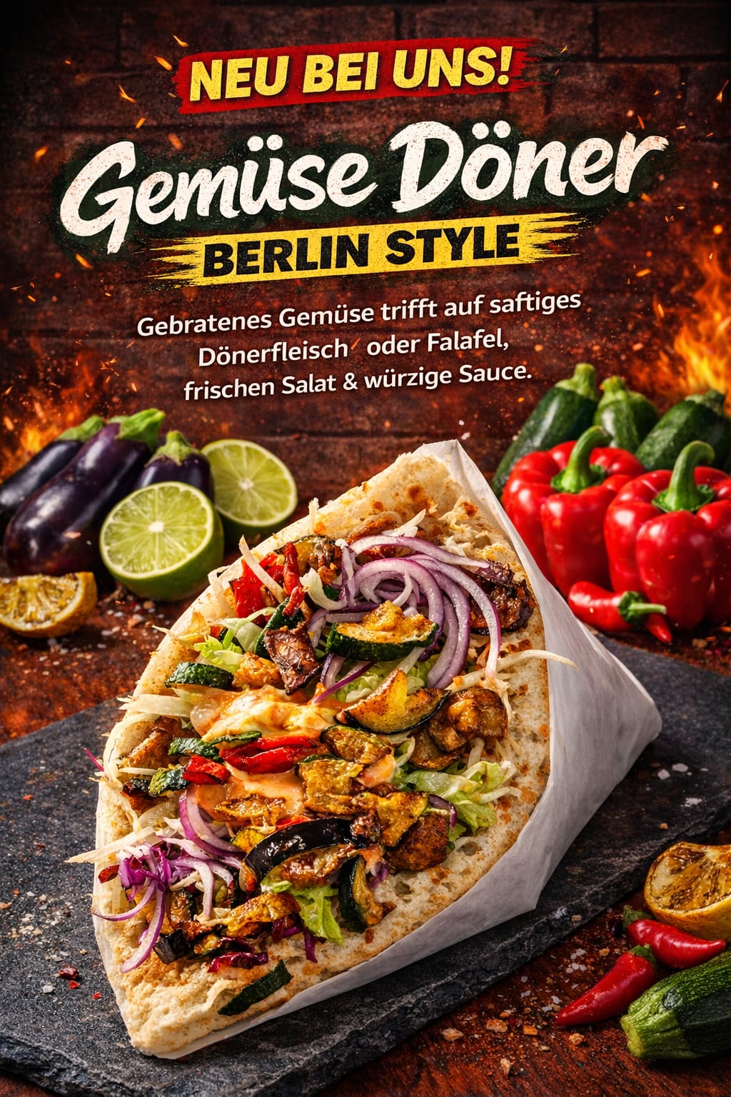 Gemüse Döner